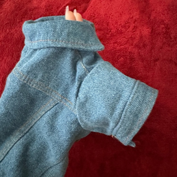 Adorable, doggy fire hydrant, denim jacket, DMC manufacturing company size s - Picture 5 of 6